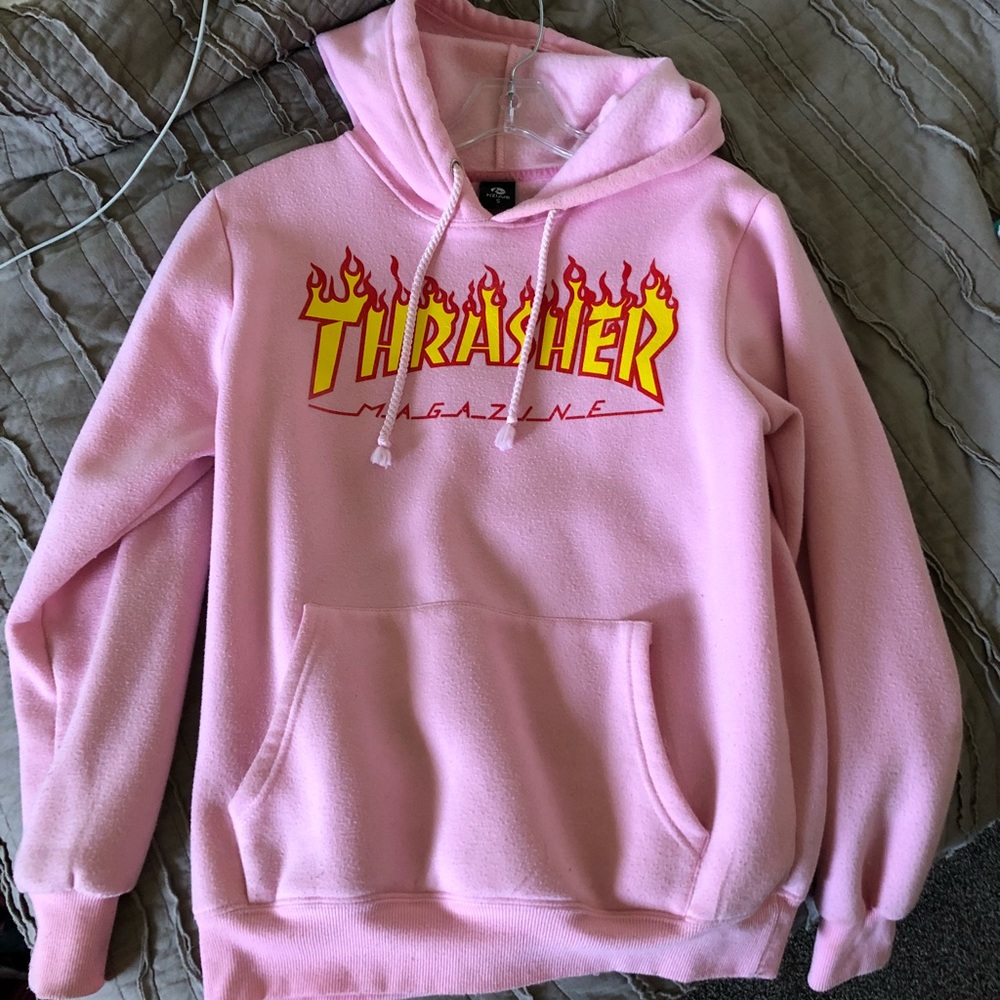 Women’s Small Pink Thrasher Hoodie.